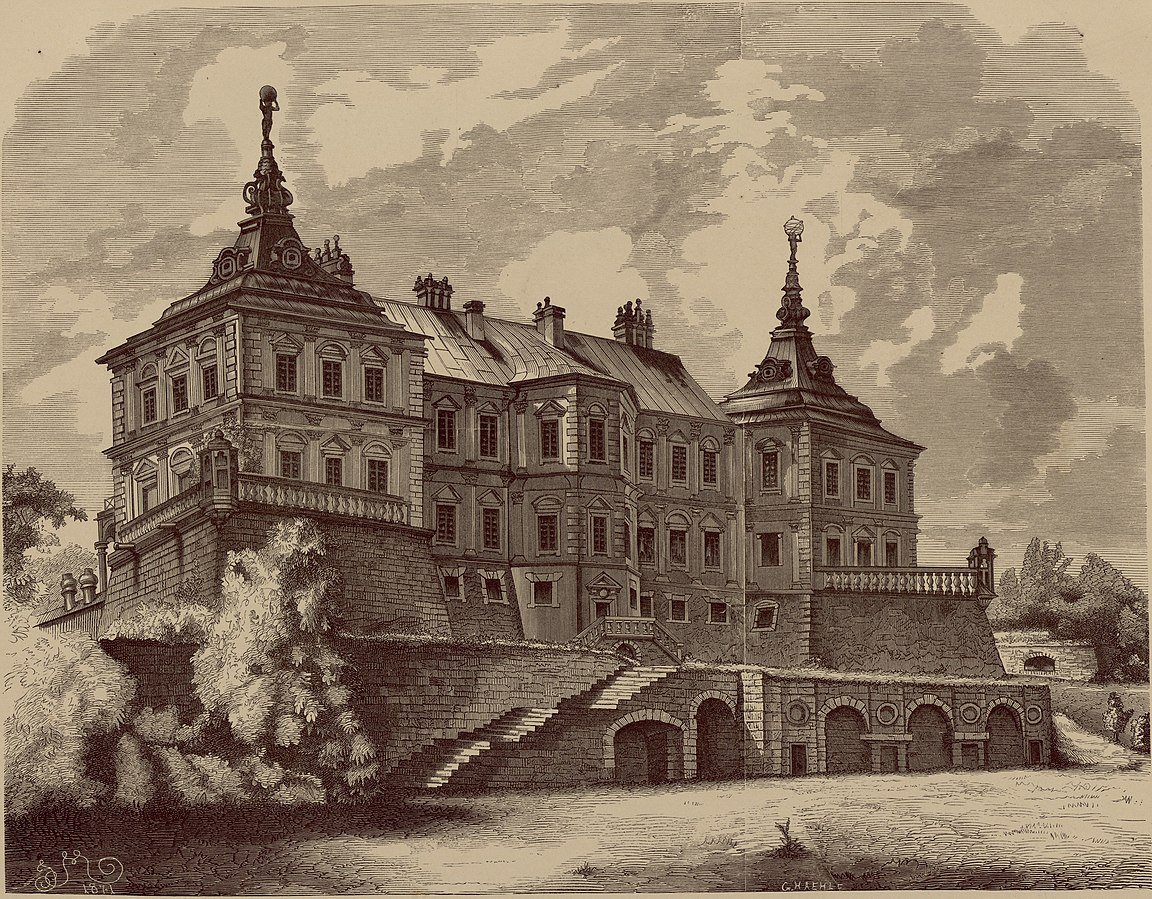 Замок в Підгірцях. Дереворит Яна Матейка, 1871 рік