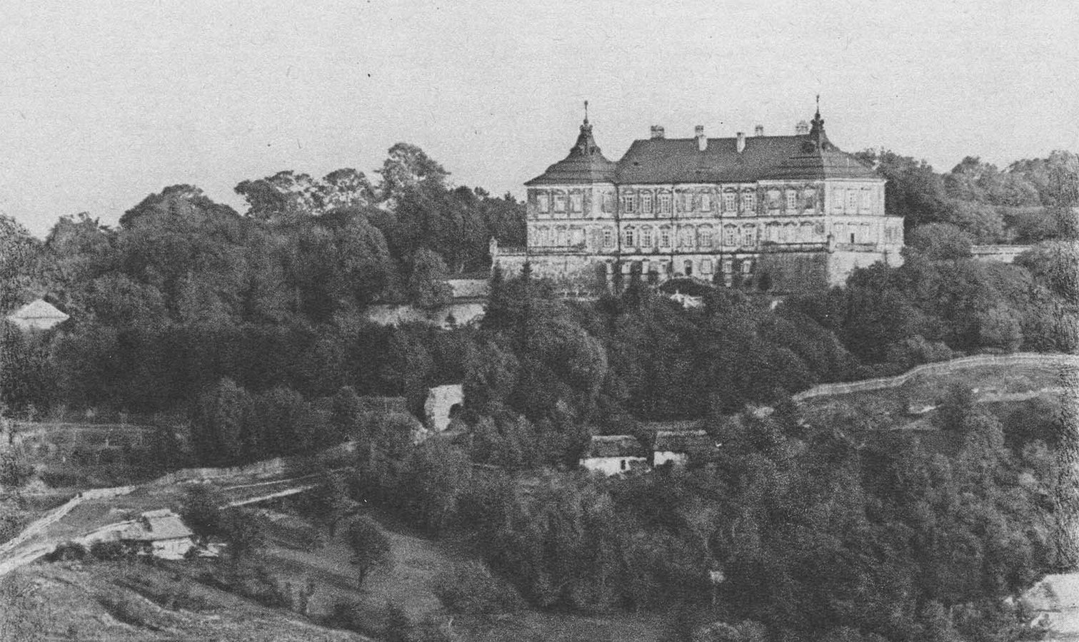 Панорама із замком, 1920-1930-ті роки